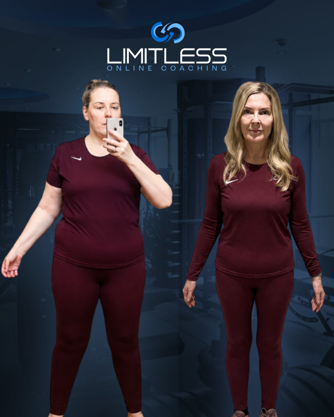 Liz before and after