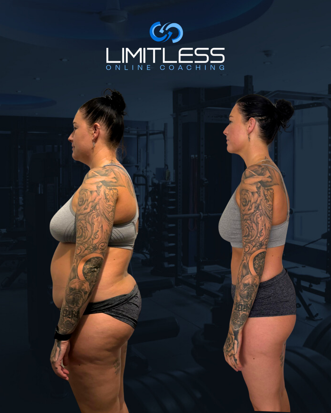 Paige before and after