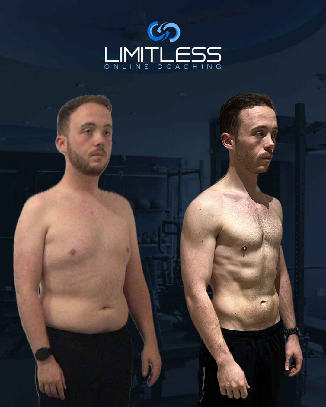 Tony before and after